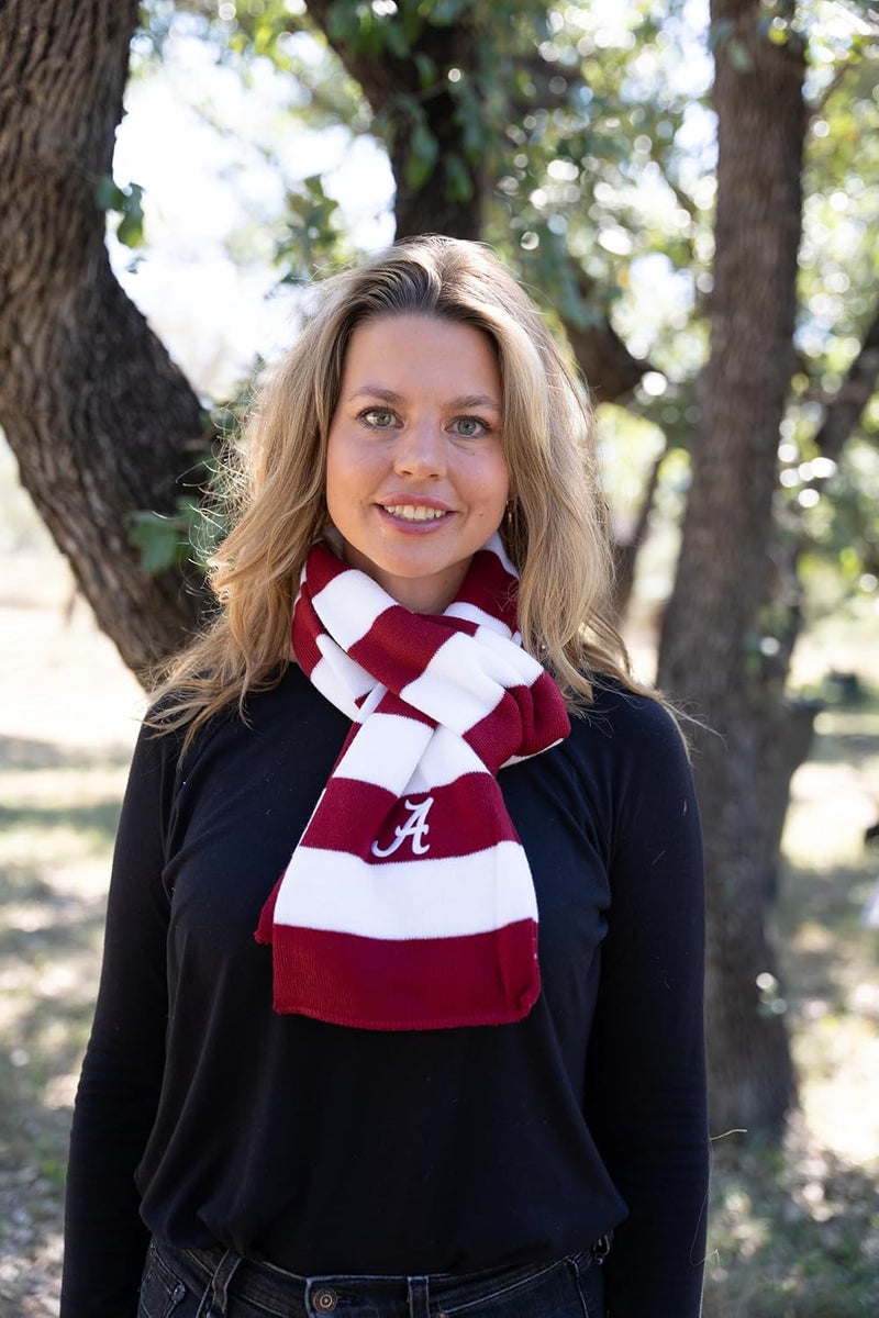 LogoFit Striped Winter Scarf for Women - Image 5